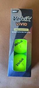 Volvik Vivid Golf Ball Matte Green(1 Sleeve) - Picture 1 of 6