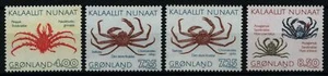 Groenlandia 1993 - Mi-Nr. 231-233 con 232 I & II ** - MNH - Cangrejos / Cangrejos - Imagen 1 de 1
