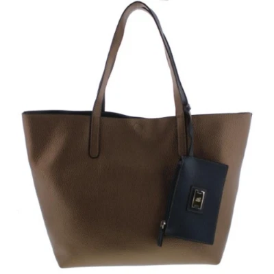 Bolso de Mano Style & Co. Corte Limpio Imitación Cuero Reversible Tormenta Latón Foto 1 de 4