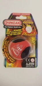 FOOTBAG BEGINNER TO ADVANCE PELLET FILLED FOOTBAG RED AND BLACK DAREDEVIL - Picture 1 of 7
