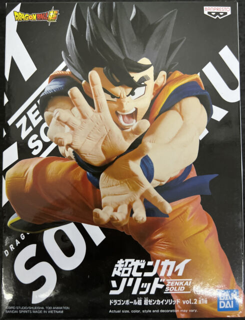 Estátua Banpresto Dragon Ball Super Zenkai Solid - Super Saiyan Son Goku