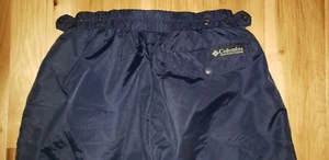 Columbia Women's Medium Ski Snowboard Snow Elastic Pants Insulated Navy Blue - Picture 1 of 9