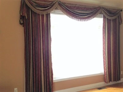 Conjunto de paneles y cenefa bufanda JC Penney Home Collection Foto 1 de 4