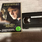A BEAUTIFUL MIND - RUSSELL CROWE -  VHS VIDEO