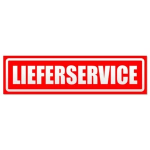 Lieferservice invertiert Magnetschild Schild magnetisch - Bild 1 von 25