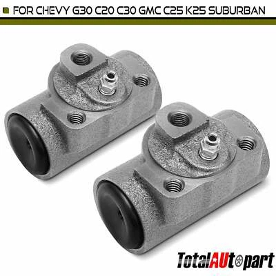 2x Drum Brake Wheel Cylinder for Chevrolet G30 G35 P30 GMC P35 C25 C35 Rear Side - Image 1 of 4