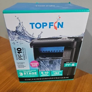 Top Fin Silentstream Power Filter PF10 5-10 gallon Aquarium NIB - Picture 1 of 2