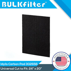 Activated Carbon  Pad 24" wide x  25 feet long x 1/4" BulkFilter Brand