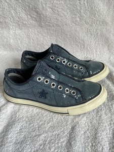 blue glitter converse shoes