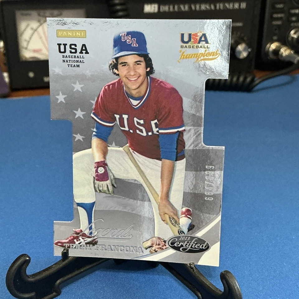 2013 帕尼尼美国棒球冠军认证传奇模切/699 特里·弗兰科纳 — 第 1/4 张图片