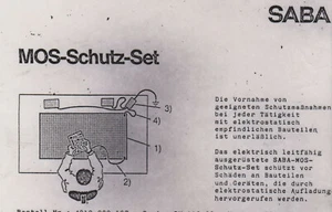 Ingenieure  Elektrostatische Arbeit Matte MOS-SCHUTZ -SET 1000 mm X 600mm - Bild 1 von 8