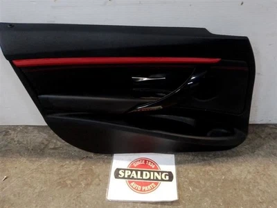 2014 BMW 328I GT Left Driver Front Door Trim Panel Leather (11154455 - Image 1 of 4