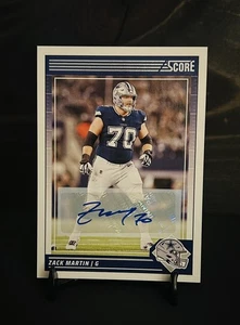 2024 Score - Zack Martin #75 Dallas Cowboys Auto - Picture 1 of 2