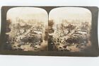 1906 Stereoview San Francisco Earthquake Damage View Of Market St. Burned Area