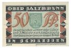 Notgeld - Gemeinde Ober-Salzbrunn (heute Szczawno Zdrój in Polen) - 50 Pf. -1921
