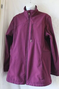 Chaqueta softshell Duluth Trading para mujer L violeta a prueba de viento - Imagen 1 de 4