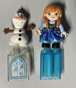 Lego Duplo - Anna And Olaf Disney Frozen Figure With Skirt + Bonus Blocks