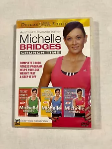 Michelle Bridges / Crunch Time / Deluxe Edition / DVD / 3 Disc Set - Picture 1 of 4