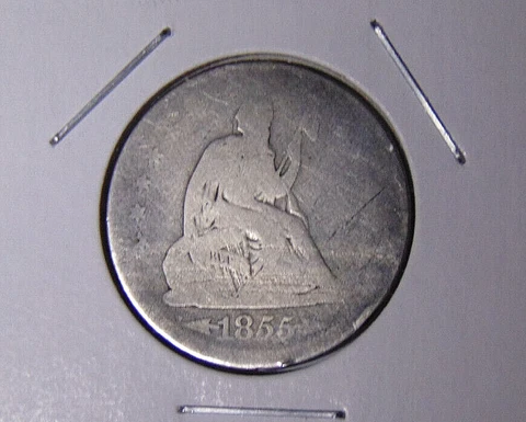 1855-P Arrows Seated Liberty Quarter Circulated Philadelphia Mint (51923) Cover