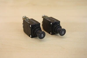 [2 ea, Aicraft Circuit Breakers, 5 Amp 4200-005-5[ProductTitle]] - Picture 1 of 4