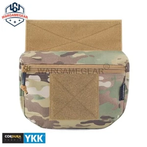 Tactical Vest Armor Abdominal Drop Dump Pouch MOLLE Plate Carrier Army Waist Bag - Picture 1 of 27