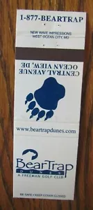 GOLF: BEAR TRAP DUNES (OCEAN VIEW, DELAWARE) (SPORTS) (MATCHBOOK MATCHCOVER) F11 - Picture 1 of 1