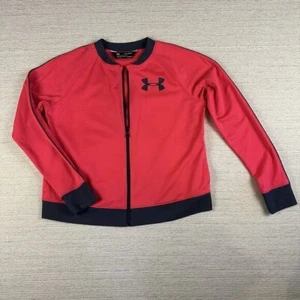 Girl's Kids Cologear Pink Gray Zip Up Long Sleeve Jacket- Size XL Youth - Picture 1 of 13