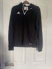 Adidas Air ready Training Top White And Black Quarter Zip Long Sleve 13 - 14