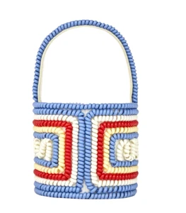 NUEVO STAUD Bissett Cuero PVC Bolso Cubo Mini Azul Multi Cable Telefónico 2019 - Imagen 1 de 17