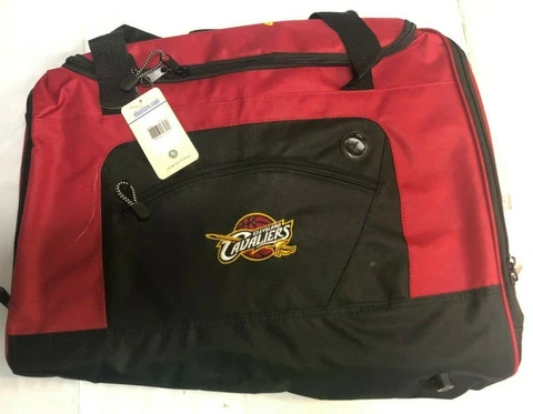 Cleveland Cavaliers Premium Embroidered Duffel Bag Roadblock Design Basketball Cover