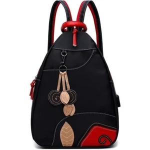 Mochila de mujer con puerto USB bolsa de hombro exterior versátil y ligera - Imagen 1 de 5