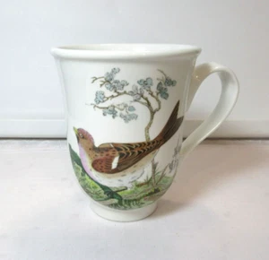 Portmeirion BIRDS OF BRITAIN *1 Coffee/Tea Beaker Mug* 4 1/4" RED POLL EXC - Picture 1 of 5
