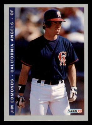 1993 Fleer Final Edition #181 Jim Edmonds RC - Image 1 of 2