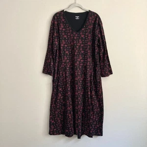 Svaha Dress Womens Black Red Rosalind Proofreading Graphic Size 2X Cotton - Bild 1 von 9