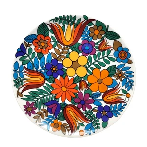 Winterling Röslau Bavaria Colorful Floral Dessert 7.5 " Plates Vintage Set Of 8 - Picture 1 of 12