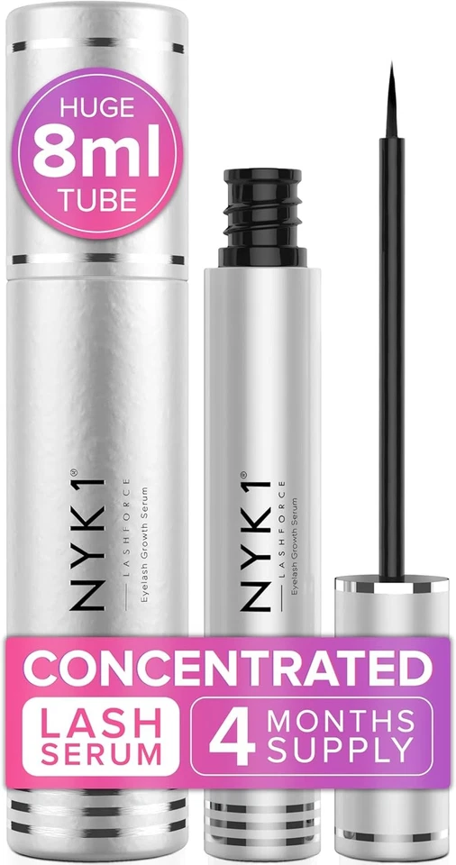 BRANDED NYK1 NYK1 Lash Growth Serum (XL - 8ml) LashForce Eyelash Serum For Longer Lashes