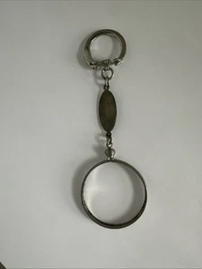 Key Chain Dollar Coin Holder With Plate For Engraving - Picture 1 of 1