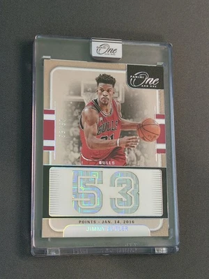 2024-25 Panini One and One - Jimmy Butler One and One Stats 25/53 - Bulls - Image 1 of 4