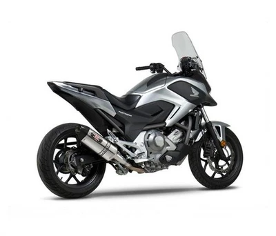 ESCAPE ANTIDESLIZANTE DE CARRERA DE ACERO INOXIDABLE YOSHIMURA R77 HONDA NC700X NC700S NC750X NC750S Foto 1 de 4