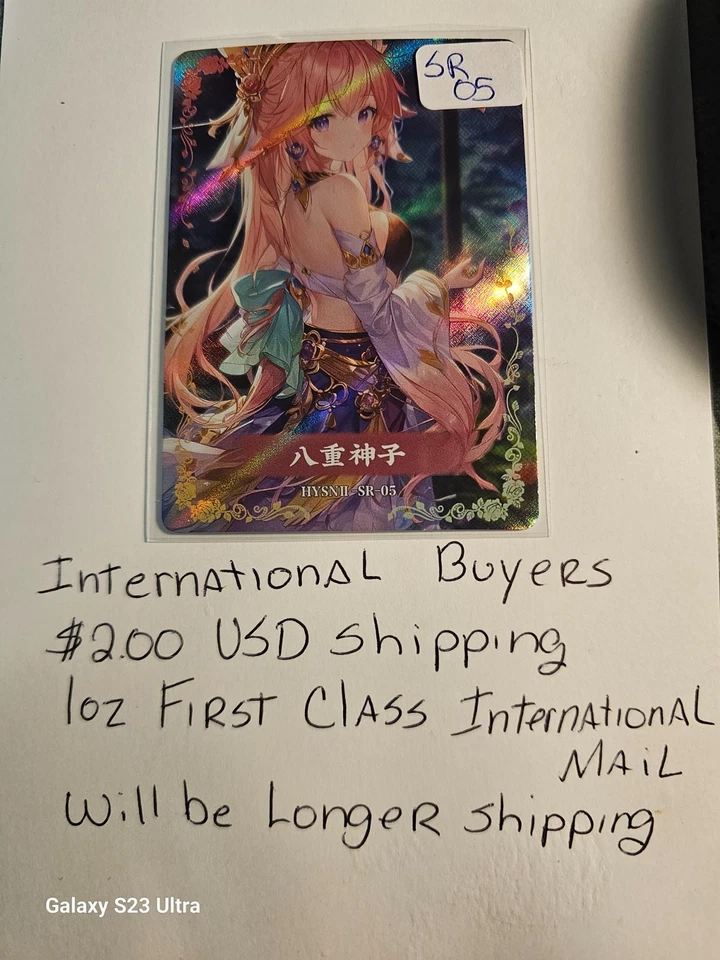 Yae Miko SR-5 Flower Girl Card—Epic Fox Power Burstin’, Please Buy Dis One! - Image 1 of 1