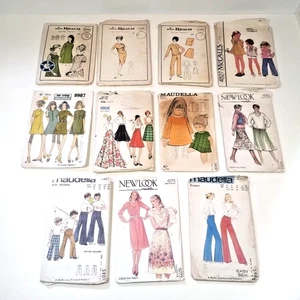 Vintage Sewing Patterns Bundle X 11 - Please See Photos For Details - Picture 1 of 13