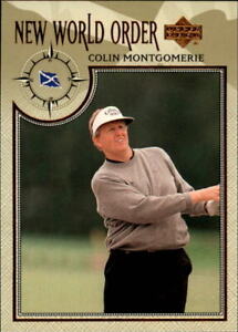 2002 Upper Deck Golf Card #70 Colin Montgomerie NWO