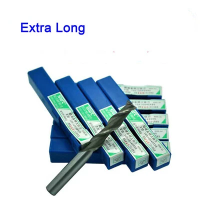 Extra Long 2mm - 32mm 2 Flute HSS & Aluminium End Mill Cutter CNC Bit - Image 1 of 4