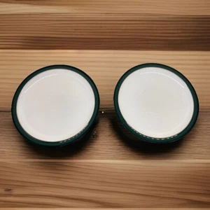 Denby Langley Greenwich Salad Plates Stoneware Made in United Kingdom Set Of Two - Picture 1 of 4