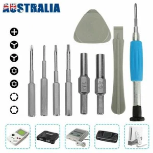 10 in 1 Phillips Triwing Screwdriver Bits For Nintendo Switch NES N64 NGC Wii - Picture 1 of 6