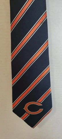 Chicago Bears Striped Neck Tie NFL Licensed New With Tags Cover