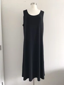 SYMPLI POLYESTER SPANDEX STRETCHY A-LINE SLEEVELESS DRESS SIZE  18 - Picture 1 of 9
