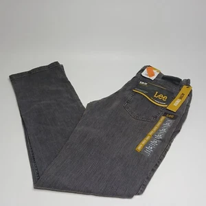 Lee Slim Fit Stretch Straight Leg Boys Jeans Size 18 Regular Adjustable Waist - Picture 1 of 5