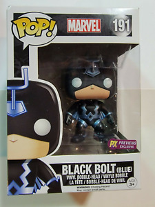 Marvel Black Bolt Blue Vinyl Figure #191 Funko PX Exclusive
