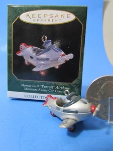 Adorno miniatura Hallmark 1997 Murray Pursuit Airplane - Imagen 1 de 13